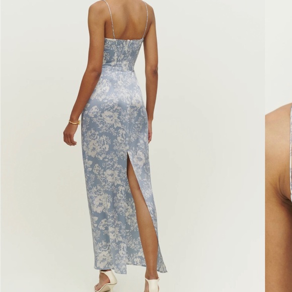 Reformation Frankie Silk Dress size 6. Worn once, in perfect condition. - Picture 5 of 5